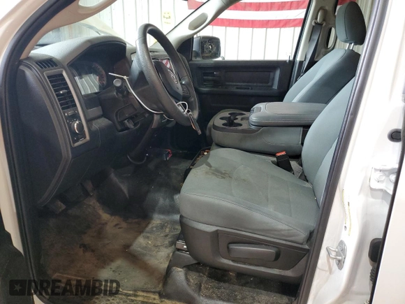 2019 Ram 1500 Tradesman with VIN 3C6RR7KG9KG628094, listed as a Copart auction lot 55074074 with 82,029 mi miles and Salvage title. Bid and sale history available at DreamBid. Image 7.