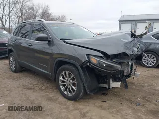 2019 Jeep Cherokee Latitude Plus with VIN 1C4PJLLB4KD382412, listed as a IAAI auction lot 41853246 with 97,512 mi miles. Bid and sale history available at carsss.com. Image 1.