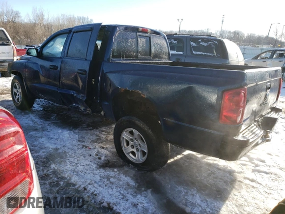 2005 Dodge Dakota SLT with VIN 1D7HE48K15S293667, listed as a Copart auction lot 45921785 with 258,052 mi miles and Non Repairable. Bid and sale history available at DreamBid. Image 2.