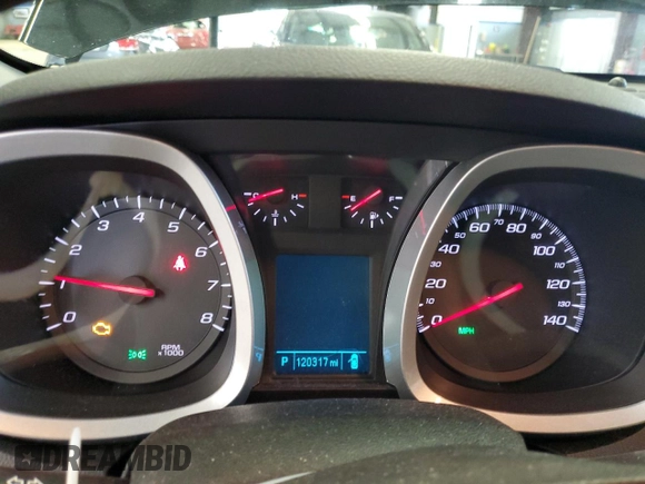 2015 Chevrolet Equinox LT with VIN 2GNFLFEK7F6166246, listed as a Copart auction lot 55838565 with 120,317 mi miles and Clean Title. Bid and sale history available at carsss.com. Image 9.