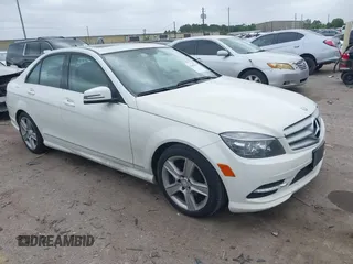2011 Mercedes-Benz C-Class C 300 Sport with VIN WDDGF5EB1BA420485, listed as a IAAI auction lot 41958339 with 117,086 mi miles. Bid and sale history available at carsss.com. Image 1.