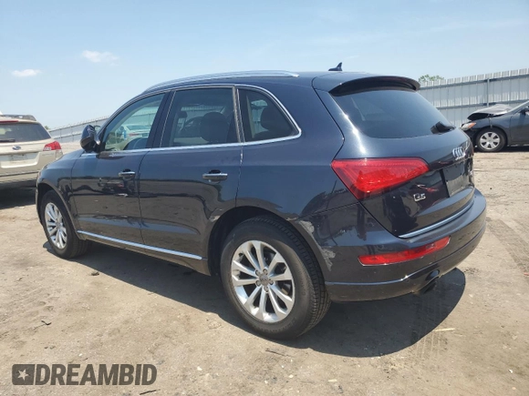 2016 Audi Q5 Premium Plus with VIN WA1L2AFP4GA126619, listed as a Copart auction lot 62185165 with 161,555 mi miles and Salvage title. Bid and sale history available at DreamBid. Image 2.