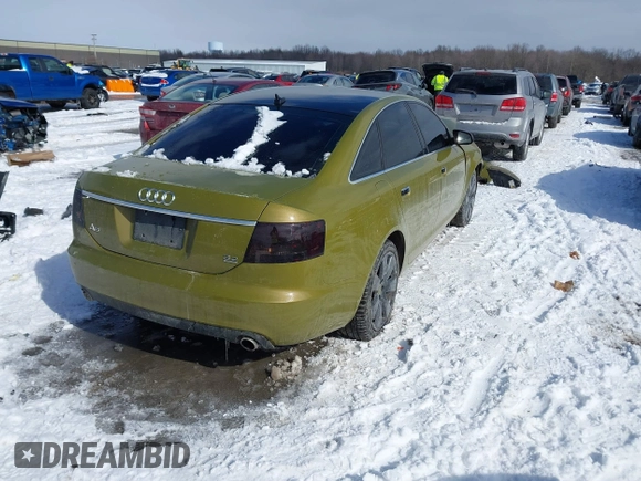 2007 Audi A6 3.2L with VIN WAUDH74F87N075637, listed as a IAAI auction lot 41563874 with 174,779 mi miles. Bid and sale history available at carsss.com. Image 4.