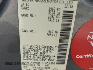 2019 Nissan Altima S with VIN 1N4BL4BV6KC167289, listed as a Copart auction lot 54836695 with Not Provided miles and Non Repairable. Bid and sale history available at DreamBid. Image 12.