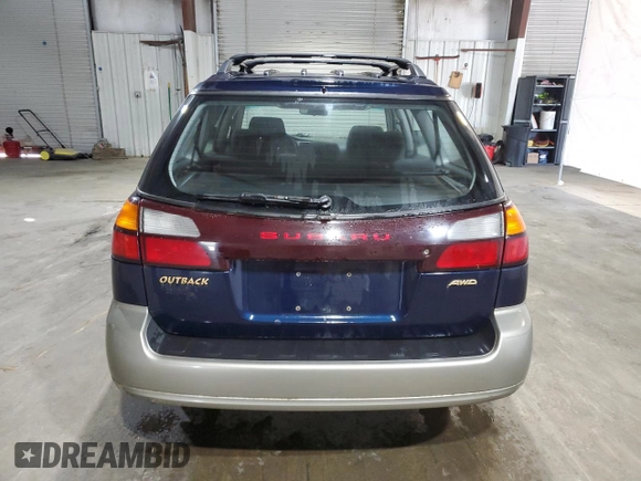 2002 Subaru Legacy Outback with VIN 4S3BH675X26654168, listed as a Copart auction lot 62105265 with 128,058 mi miles and Clean title. Bid and sale history available at DreamBid. Image 6.
