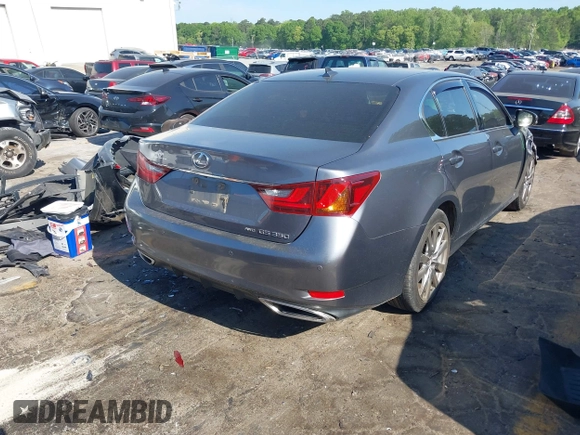 2013 Lexus GS 350 with VIN JTHCE1BL5D5020053, listed as a IAAI auction lot 42059191 with 155,250 mi miles and . Bid and sale history available at DreamBid. Image 4.