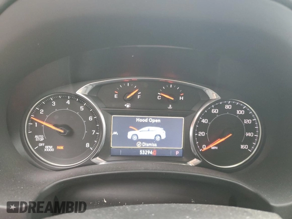 2020 GMC Terrain SLT with VIN 3GKALVEX0LL281386, listed as a Copart auction lot 56046165 with 53,294 mi miles and Salvage title. Bid and sale history available at DreamBid. Image 9.