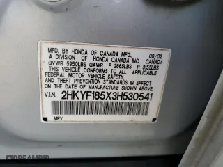 2003 Honda Pilot EX with VIN 2HKYF185X3H530541, listed as a Copart auction lot 49864285 with 296,419 mi miles and Salvage Title. Bid and sale history available at carsss.com. Image 13.