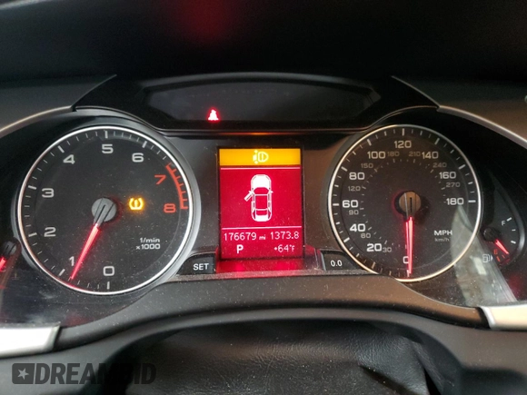 2011 Audi A4 2.0T Premium Plus with VIN WAUFFAFL4BN053318, listed as a Copart auction lot 46365645 with 176,679 mi miles and Salvage Title. Bid and sale history available at carsss.com. Image 9.