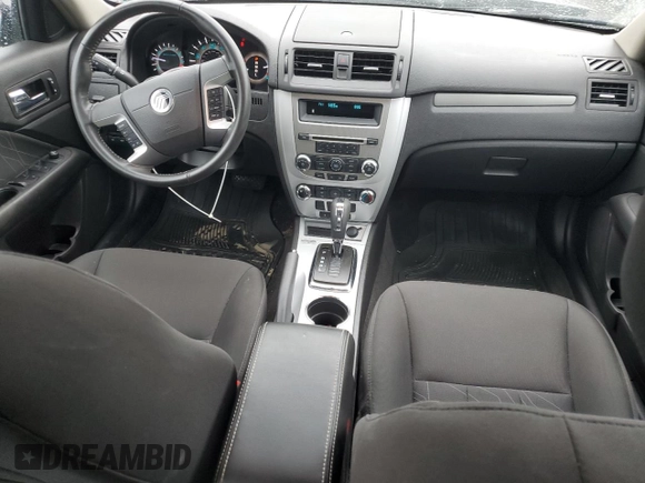 2010 Mercury Milan with VIN 3MEHM0HAXAR608466, listed as a Copart auction lot 56481315 with 60,434 mi miles and Salvage title. Bid and sale history available at DreamBid. Image 8.