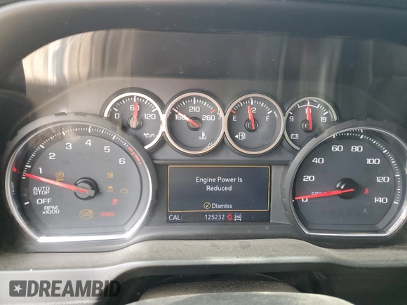 2020 Chevrolet Silverado 1500 LT z VIN 1GCUYDED7LZ151379, wystawiony jako Copart lot #47855705 z przebiegiem 128 232 mil mil oraz Szkoda całkowita • Salvage title. Historia ofert i sprzedaży dostępna na DreamBid. Obrazek 9.