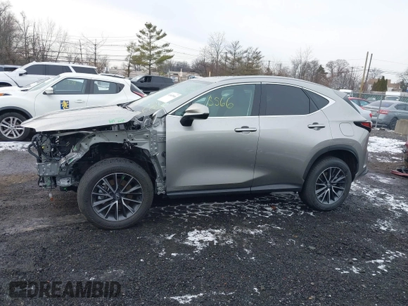2025 Lexus NX 350h Premium with VIN 2T2GKCEZ0SC034395, listed as a IAAI auction lot 41465566 with 3,537 mi miles and . Bid and sale history available at DreamBid. Image 14.