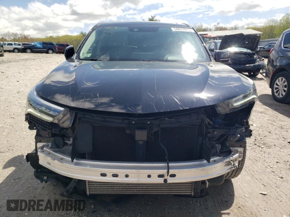 2021 Acura RDX Advance with VIN 5J8TC2H71ML020555, listed as a Copart auction lot 54877845 with 36,600 mi miles and Salvage title. Bid and sale history available at DreamBid. Image 5.