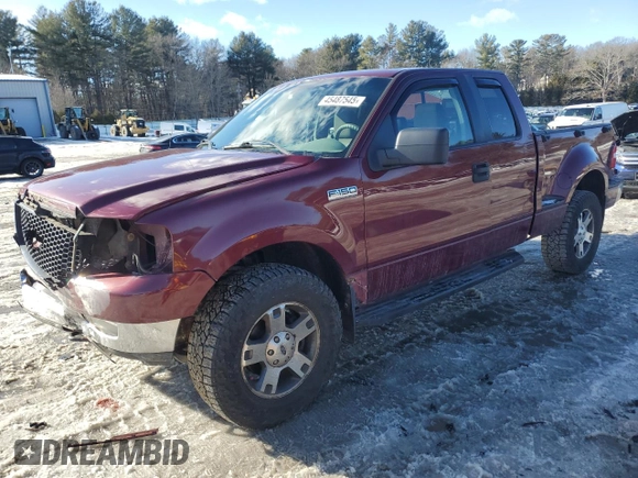 2005 Ford F-150 XLT z VIN 1FTPX04515KE58657, wystawiony jako Copart lot #45487545 z przebiegiem 220 464 mil mil oraz Czysty tytuł • Clean title. Historia ofert i sprzedaży dostępna na DreamBid. Obrazek 1.