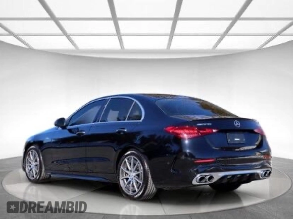 2023 Mercedes-Benz C 43 AMG with VIN W1KAF8HB9PR076190, listed as a Copart auction lot 46731925 with 7,547 mi miles and Clean Title. Bid and sale history available at DreamBid. Image 3.