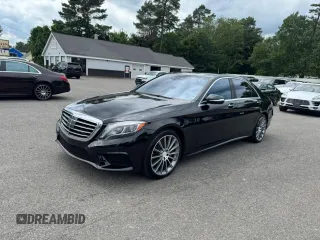 2015 Mercedes-Benz S 550 with VIN WDDUG8CB8FA133185, listed as a Copart auction lot 65642985 with 184,283 mi miles and Clean title. Bid and sale history available at DreamBid. Image 1.