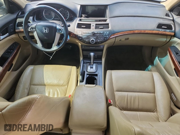2011 Honda Accord EX-L with VIN 1HGCP3F82BA006243, listed as a Copart auction lot 64497645 with 212,904 mi miles and Salvage title. Bid and sale history available at DreamBid. Image 8.