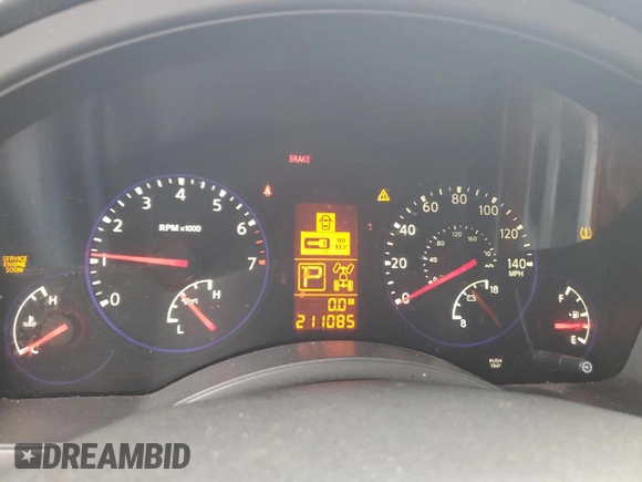 2008 Infiniti QX56 with VIN 5N3AA08C88N900677, listed as a Copart auction lot 82395124 with 211,085 mi miles and Salvage Title. Bid and sale history available at carsss.com. Image 9.