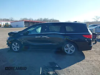 2019 Honda Odyssey EX-L with VIN 5FNRL6H77KB097835, listed as a IAAI auction lot 41768458 with 43,682 mi miles. Bid and sale history available at carsss.com. Image 14.