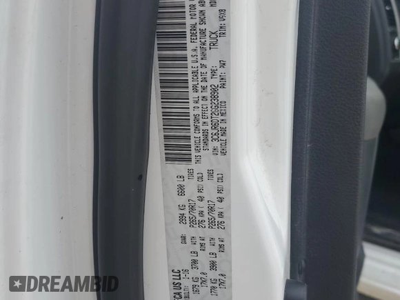 2016 Ram 1500 Tradesman с VIN 3C6JR6DT2GG238902, выставлен на аукционе Copart как лот 63781115 с пробегом 106 696 миль миль и Списание • Salvage title. История ставок и продаж доступна на DreamBid. Изображение 12.