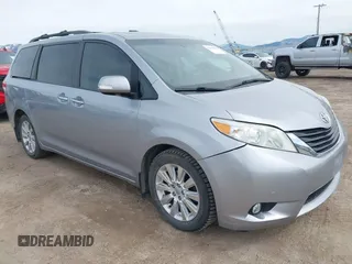 2014 Toyota Sienna Limited with VIN 5TDDK3DC7ES088938, listed as a IAAI auction lot 41885658 with 105,758 mi miles and . Bid and sale history available at DreamBid. Image 1.