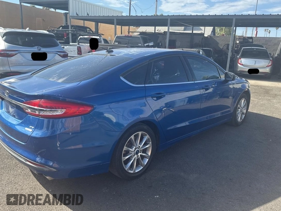 2017 Ford Fusion SE with VIN 3FA6P0HD0HR293719, listed as a Copart auction lot 64027045 with 76,423 mi miles and Clean title. Bid and sale history available at DreamBid. Image 4.