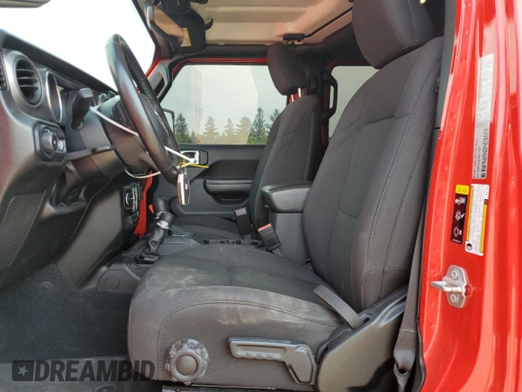 2022 Jeep Wrangler Unlimited Willys with VIN 1C4HJXDN7NW217581, listed as a Copart auction lot 64223115 with 51,132 mi miles and Clean title. Bid and sale history available at DreamBid. Image 7.