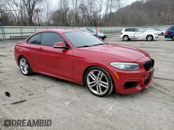 2014 BMW 2 Series 228i with VIN WBA1F5C5XEVW97921, listed as a Copart auction lot 44850825 with 120,173 mi miles and Salvage title. Bid and sale history available at DreamBid. Image 10.