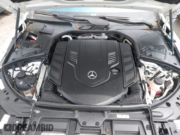 2023 Mercedes-Benz S 580 with VIN W1K6G7GBXPA184878, listed as a IAAI auction lot 42169511 with 12,496 mi miles and . Bid and sale history available at DreamBid. Image 10.