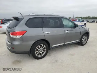 2016 Nissan Pathfinder SL with VIN 5N1AR2MN4GC624996, listed as a Copart auction lot 48288295 with 39,925 mi miles and Salvage Title. Bid and sale history available at carsss.com. Image 3.