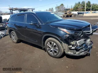 2023 Toyota Highlander L with VIN 5TDKDRBH1PS527010, listed as a Copart auction lot 51454545 with 16,258 mi miles and Salvage Title. Bid and sale history available at carsss.com. Image 4.