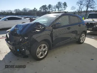 2023 Hyundai Kona SEL with VIN KM8K32ABXPU974059, listed as a Copart auction lot 46161695 with 29,762 mi miles and Salvage Title. Bid and sale history available at DreamBid. Image 1.