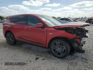 2022 Acura RDX w/A-Spec Package with VIN 5J8TC1H62NL002679, listed as a Copart auction lot 54648315 with 32,439 mi miles and Non repairable. Bid and sale history available at DreamBid. Image 4.
