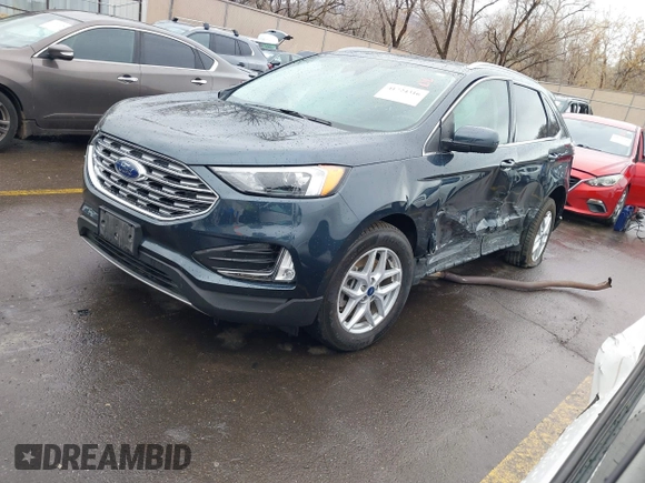 2022 Ford Edge SEL z VIN 2FMPK4J90NBA71360, wystawiony jako IAAI lot #41724316 z przebiegiem 35 309 mil mil oraz . Historia ofert i sprzedaży dostępna na DreamBid. Obrazek 18.