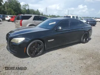 2013 BMW 7 Series 750i with VIN WBAYA8C58DC996431, listed as a Copart auction lot 70366064 with 106,580 mi miles and Salvage Title. Bid and sale history available at DreamBid. Image 1.