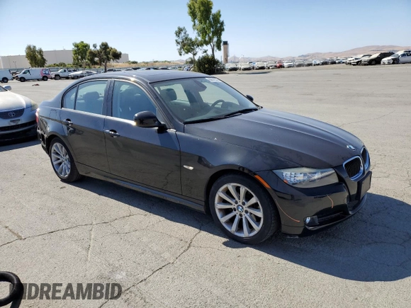 2011 BMW 3 Series 328i with VIN WBAPH5C54BA444424, listed as a Copart auction lot 60678395 with 91,440 mi miles and Salvage title. Bid and sale history available at DreamBid. Image 4.