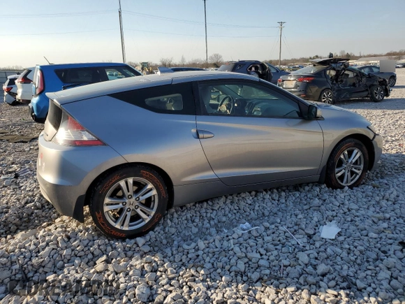2011 Honda CR-Z EX with VIN JHMZF1D63BS007234, listed as a Copart auction lot 48788365 with 148,601 mi miles and Salvage Title. Bid and sale history available at carsss.com. Image 3.