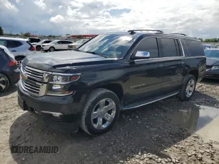 2016 Chevrolet Suburban LTZ with VIN 1GNSKJKC5GR124990, listed as a Copart auction lot 60360275 with 171,627 mi miles and Salvage title. Bid and sale history available at DreamBid. Image 1.