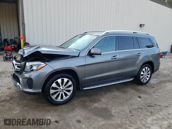 2019 Mercedes-Benz GLS 450 with VIN 4JGDF6EE4KB234068, listed as a Copart auction lot 82430503 with 21,366 mi miles and . Bid and sale history available at DreamBid. Image 1.