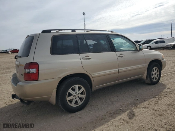 2006 Toyota Highlander with VIN JTEGP21A260119640, listed as a Copart auction lot 44579205 with 164,728 mi miles and Salvage Title. Bid and sale history available at carsss.com. Image 3.