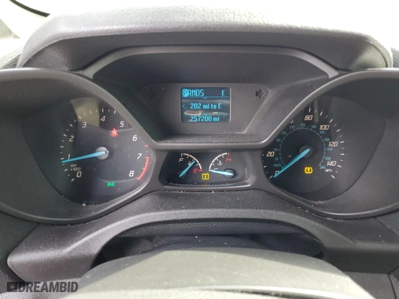2018 Ford Transit Connect Van XLT with VIN NM0LS7F70J1372838, listed as a Copart auction lot 45725215 with 257,200 mi miles and Salvage Title. Bid and sale history available at carsss.com. Image 9.