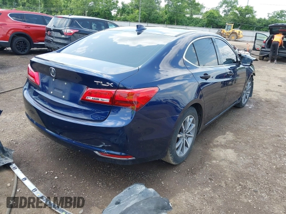 2018 Acura TLX with VIN 19UUB1F36JA008037, listed as a IAAI auction lot 42460254 with 101,477 mi miles and . Bid and sale history available at DreamBid. Image 4.