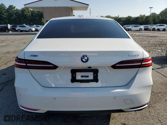 2024 BMW 5 Series 530i xDrive with VIN WBA53FJ07RCR27651, listed as a Copart auction lot 67997984 with 3,694 mi miles and Salvage Title. Bid and sale history available at carsss.com. Image 6.