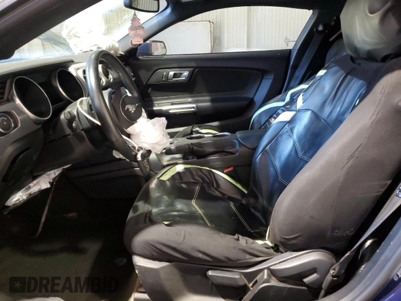 2018 Ford Mustang EcoBoost with VIN 1FA6P8TH6J5184358, listed as a Copart auction lot 46932365 with 99,741 mi miles and Clean Title. Bid and sale history available at DreamBid. Image 7.