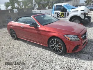 2021 Mercedes-Benz C 300 with VIN W1KWK8DB4MG068481, listed as a Copart auction lot 78740774 with Not Provided miles and Salvage Title. Bid and sale history available at DreamBid. Image 4.