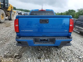 2021 Chevrolet Colorado 2WD LT with VIN 1GCHSCEA7M1123021, listed as a Copart auction lot 59622885 with 46,029 mi miles and Salvage title. Bid and sale history available at DreamBid. Image 6.