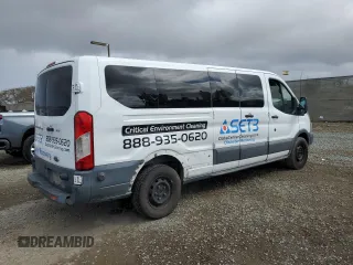 2018 Ford Transit Passenger XL with VIN 1FBZX2ZM4JKA01232, listed as a Copart auction lot 46631685 with 267,330 mi miles and Clean title. Bid and sale history available at DreamBid. Image 3.