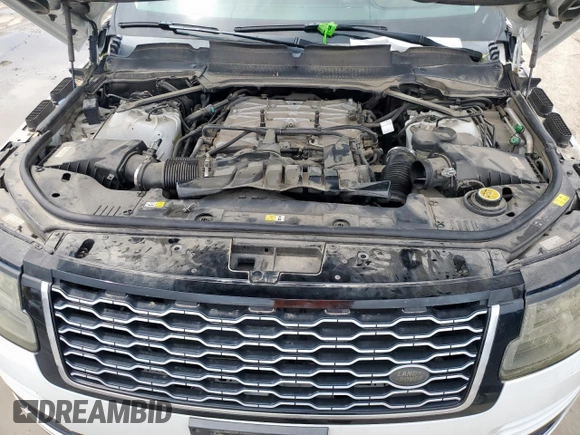 2018 Land Rover Range Rover z VIN SALGS5RE4JA381585, wystawiony jako Copart lot #60963545 z przebiegiem 76 529 mil mil oraz Czysty tytuł • Clean title. Historia ofert i sprzedaży dostępna na DreamBid. Obrazek 11.