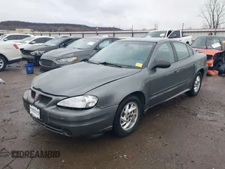 2003 Pontiac Grand Am SE1 with VIN 1G2NF52E03C273764, listed as a IAAI auction lot 41614581 with 208,369 mi miles. Bid and sale history available at carsss.com. Image 2.