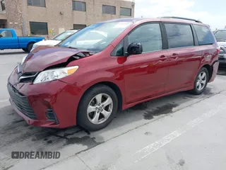 2019 Toyota Sienna LE Auto Access Seat with VIN 5TDKZ3DC1KS002876, listed as a IAAI auction lot 42105609 with 66,192 mi miles and . Bid and sale history available at DreamBid. Image 17.